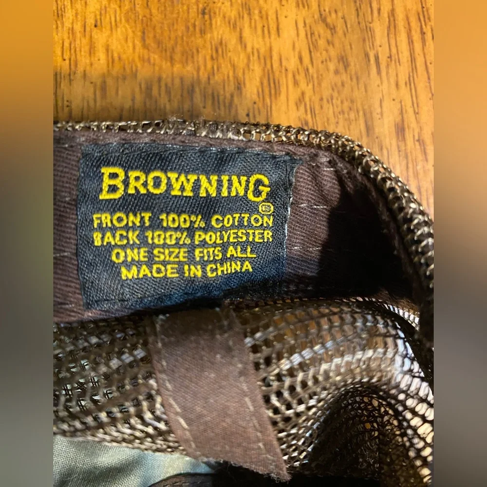 Browning snapback hat